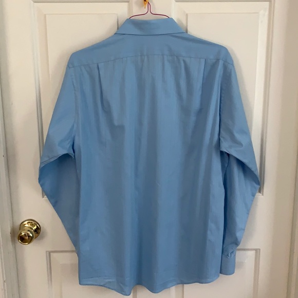 Van Heusen - Long Sleeved Blue Button Down Shirt - Picture 2 of 8